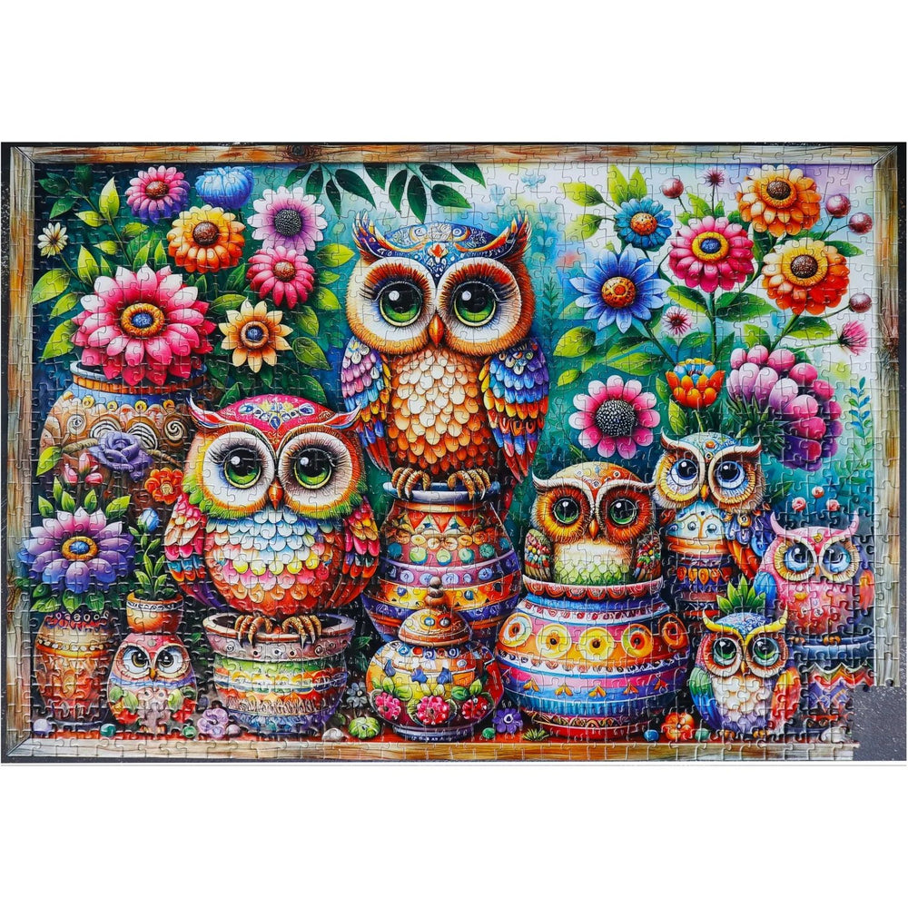 Owl Together Now 1000 Piece Jigsaw Puzzle by JaCaRou Puzzles - Jigsaw Puzzles - The Puzzle Center