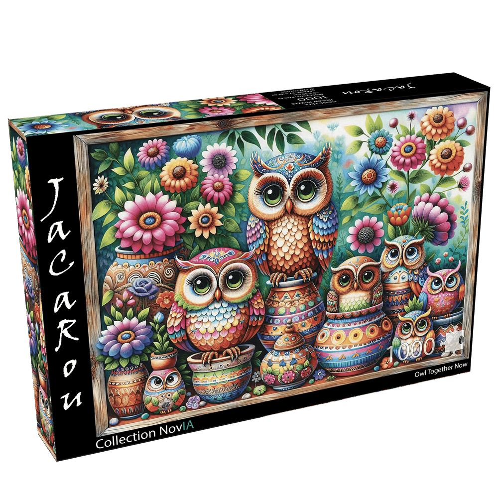 Owl Together Now 1000 Piece Jigsaw Puzzle by JaCaRou Puzzles - Jigsaw Puzzles - The Puzzle Center