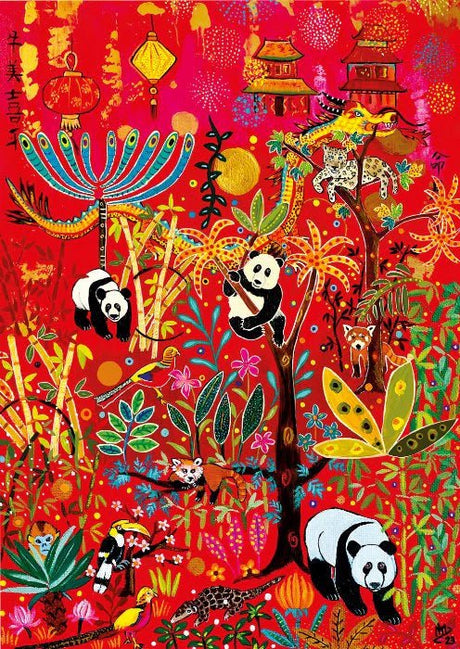 Pandas 1000 Piece Jigsaw Puzzle | Magnolia Puzzles - Magnolia - Jigsaw Puzzles - The Puzzle Center