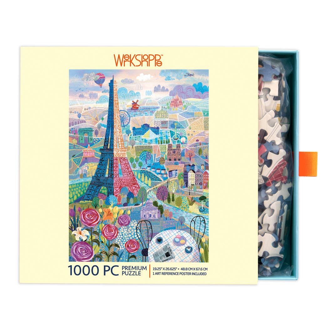 Paris 1000 Piece Jigsaw Puzzle | WerkShoppe - Jigsaw Puzzles - The Puzzle Center