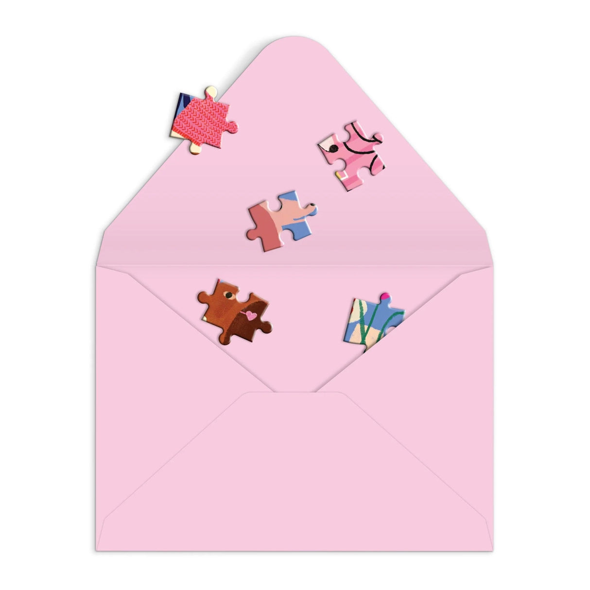 Paws for Love 60 Piece Greeting Card Puzzle | Galison - Greeting Card Puzzle - The Puzzle Center