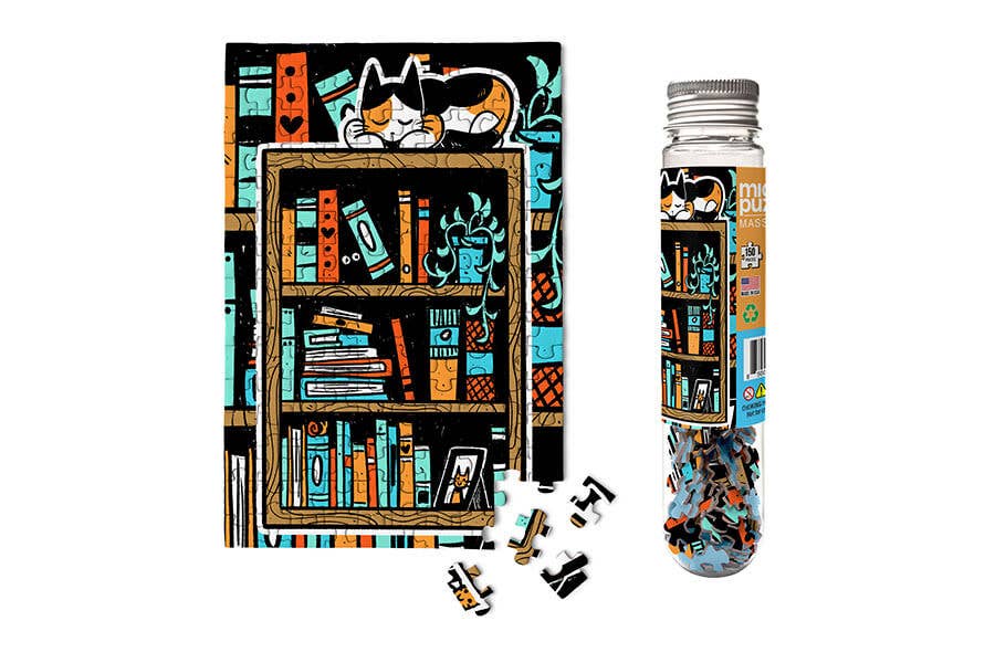 Paws N' Pages Mini Jigsaw Puzzle | MicroPuzzles - Mini Jigsaw Puzzles - The Puzzle Center