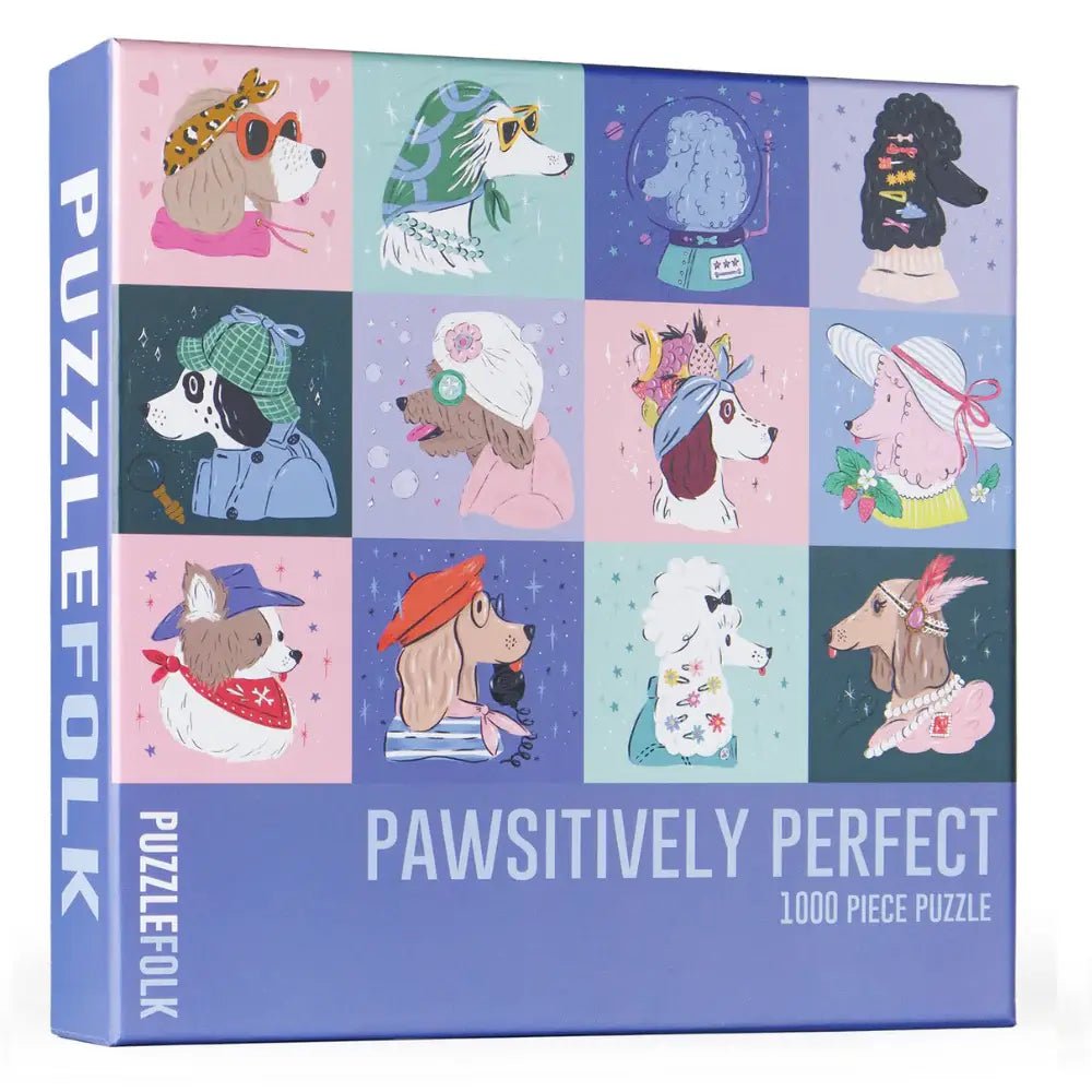 Pawsitively Perfect 1000 Piece Puzzle by Puzzlefolk - Puzzlefolk - Jigsaw Puzzles - The Puzzle Center