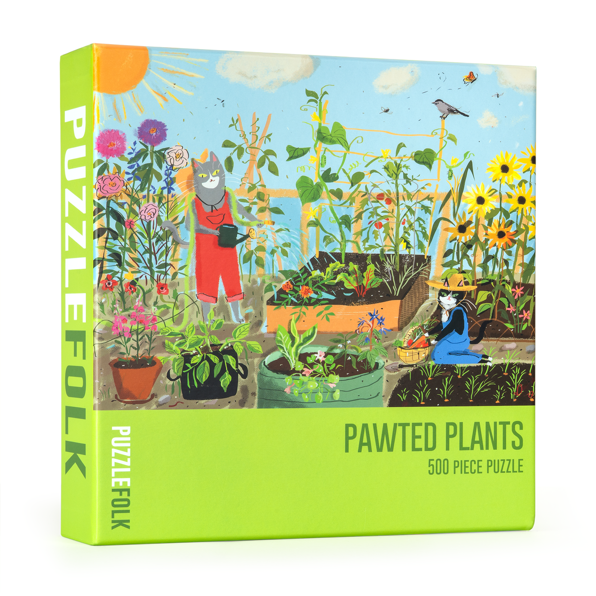Pawted Plants 500 Piece Jigsaw Puzzle | Puzzlefolk - Jigsaw Puzzles - The Puzzle Center
