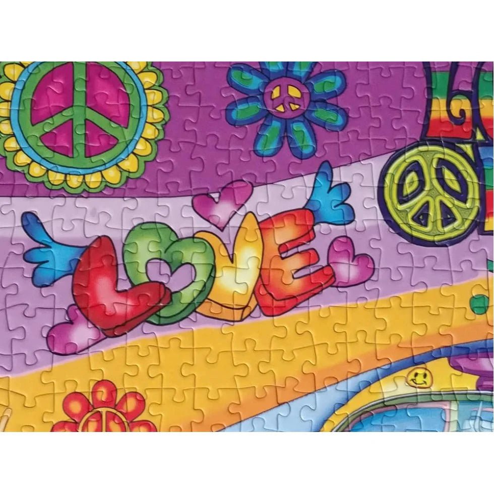 Peace and Love 1000 Piece Puzzle by JaCaRou Puzzles - JaCaRou Puzzles Inc. - Jigsaw Puzzles - The Puzzle Center -