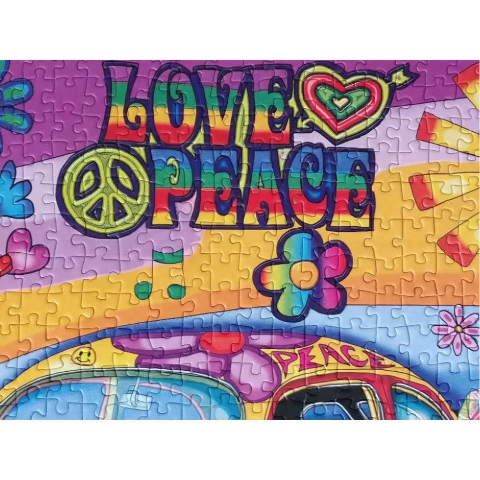 Peace and Love 1000 Piece Puzzle by JaCaRou Puzzles - JaCaRou Puzzles Inc. - Jigsaw Puzzles - The Puzzle Center -