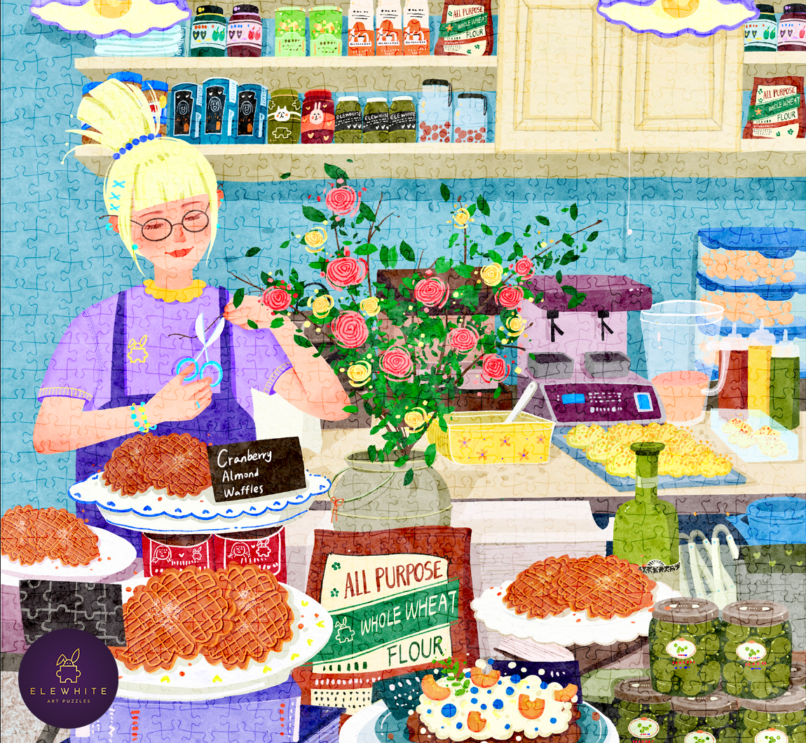 Peaceful Sunday 1000 Piece Jigsaw Puzzle | Elewhite - Jigsaw Puzzles - The Puzzle Center