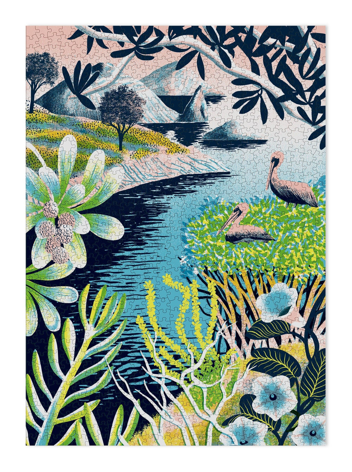 Pelicans 1000 Piece Jigsaw Puzzle | Cloudberries - Jigsaw Puzzles - The Puzzle Center