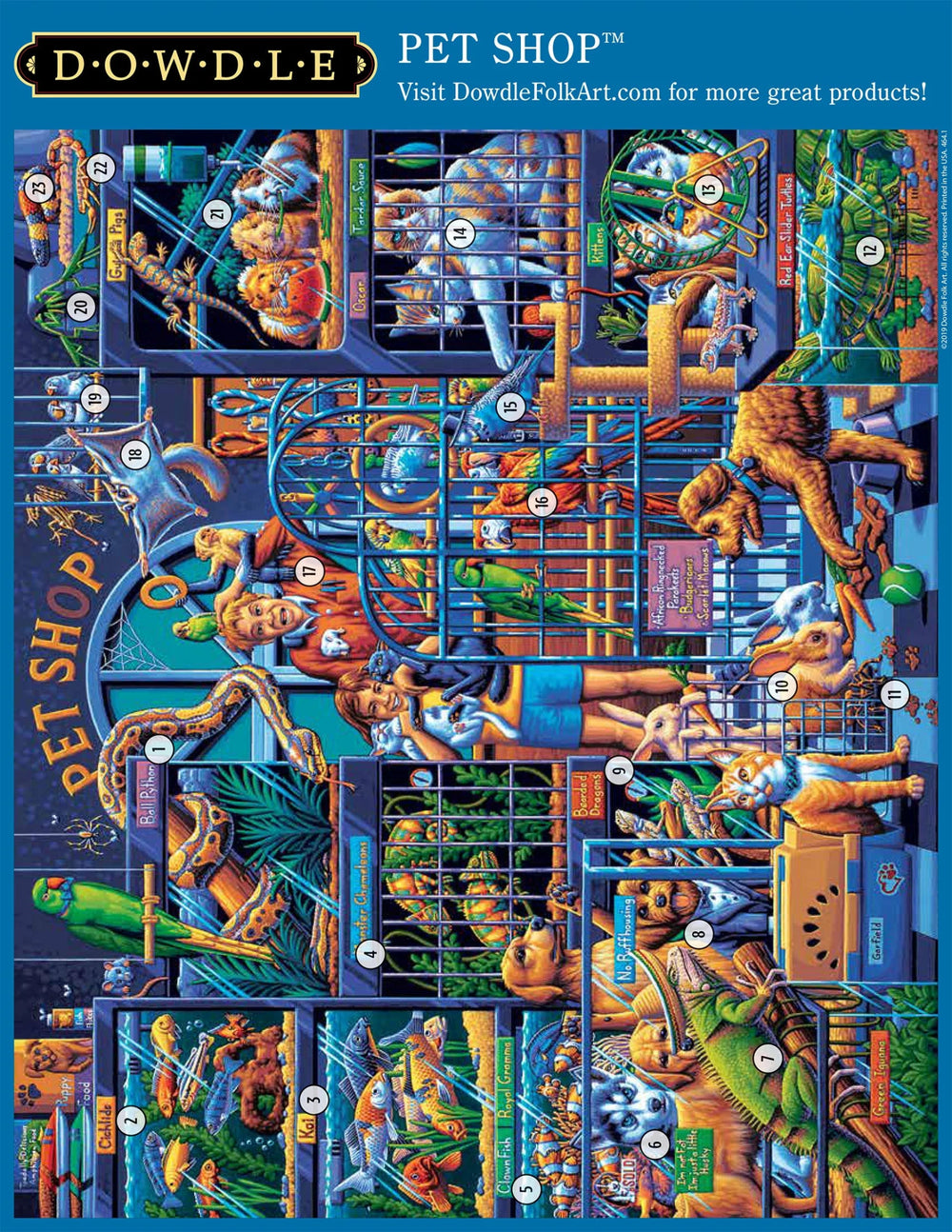 Pet Shop 300 Piece Jigsaw Puzzle by Dowdle - Dowdle - Jigsaw Puzzles - The Puzzle Center -
