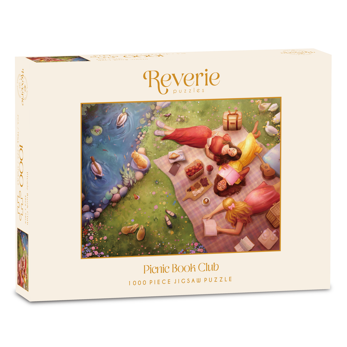 Picnic Book Club 1000 Piece Jigsaw Puzzle | Reverie Puzzles