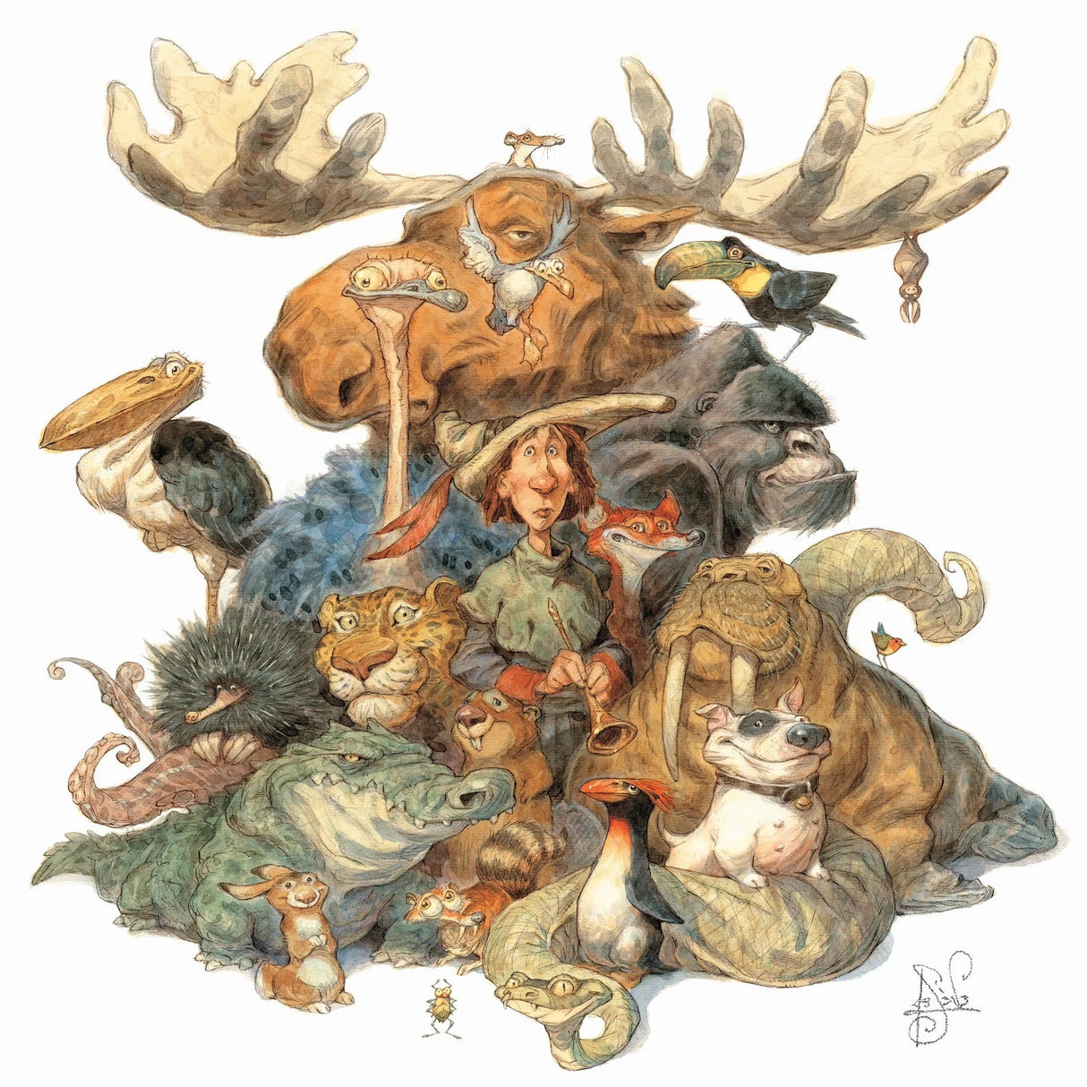 Pied Piper 100 Piece Mini Jigsaw Puzzle by New York Puzzle Company - New York Puzzle Company - Mini Jigsaw Puzzles - The Puzzle Center