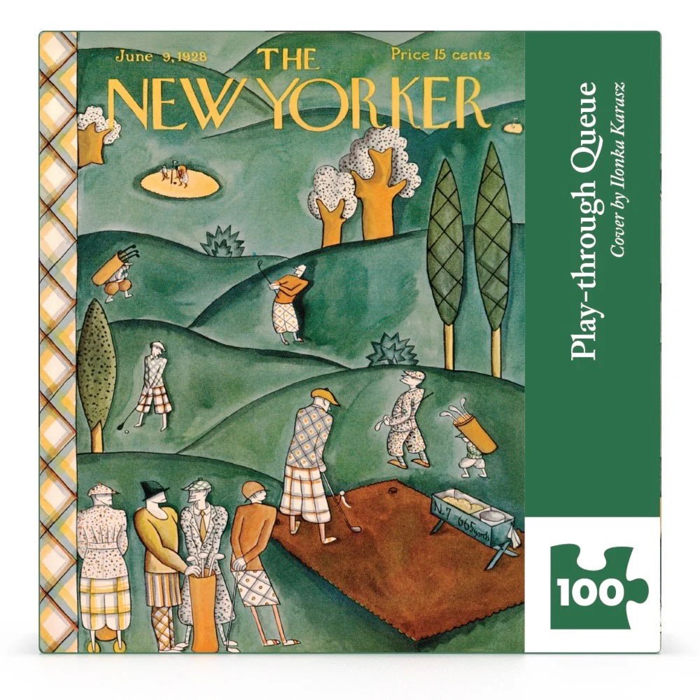 Play - through Queue 100 Piece Mini Jigsaw Puzzle | New York Puzzle Company - Mini Jigsaw Puzzles - The Puzzle Center