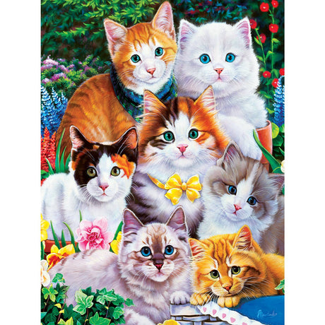 Playful Paws - Puuurfectly Adorable 300 Piece EZ Grip Puzzle by MasterPieces - Masterpieces Puzzles - Jigsaw Puzzles - The Puzzle Center -