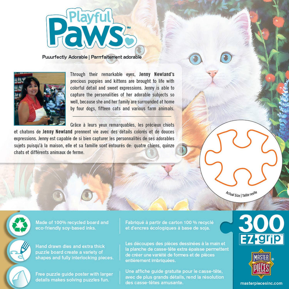 Playful Paws - Puuurfectly Adorable 300 Piece EZ Grip Puzzle by MasterPieces - Masterpieces Puzzles - Jigsaw Puzzles - The Puzzle Center -