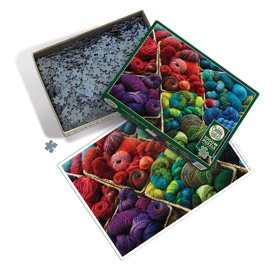 Plenty of Yarn 1000 Piece Jigsaw Puzzle | Cobble Hill - Jigsaw Puzzles - The Puzzle Center
