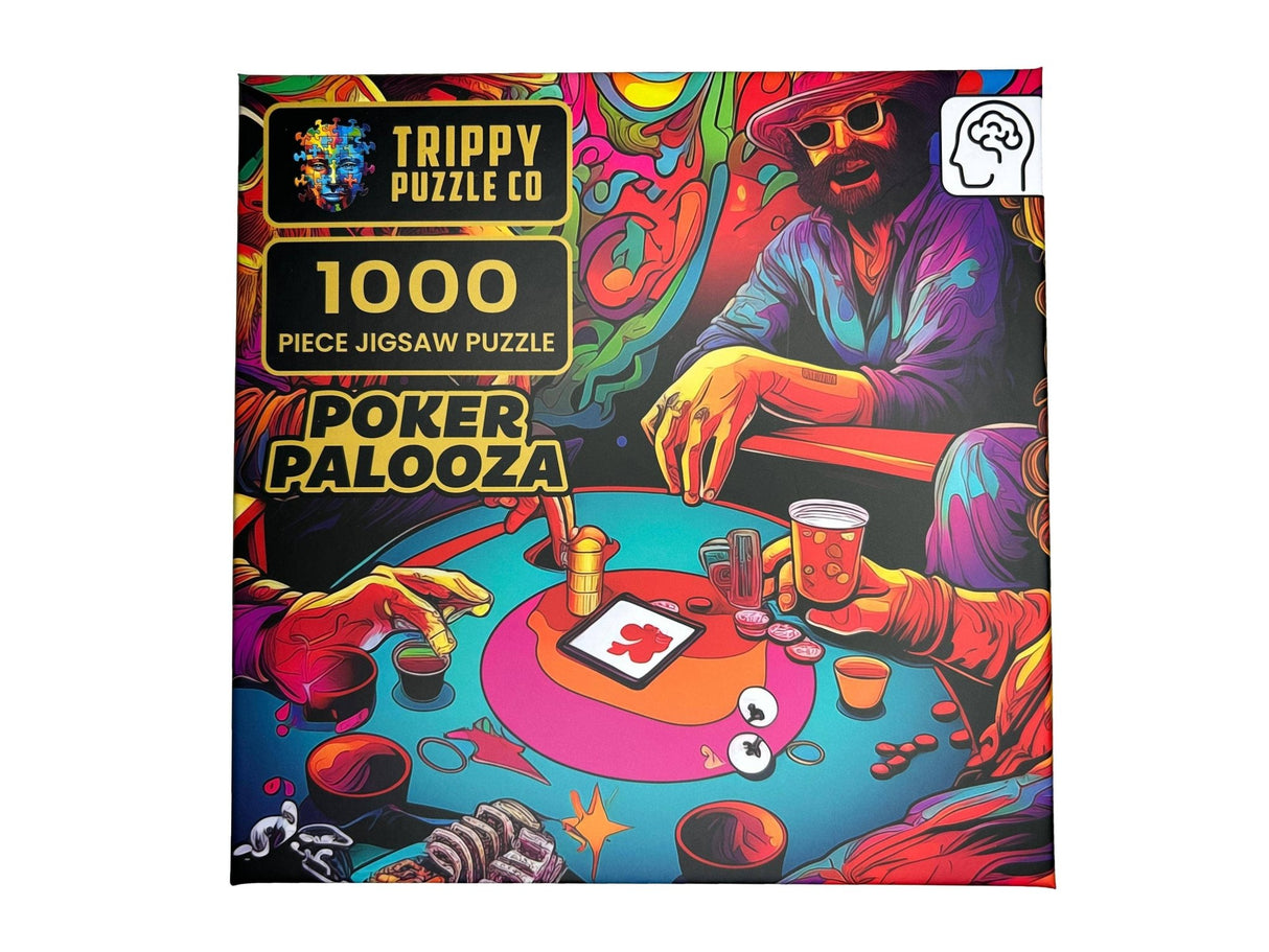 Poker Palooza Adult 1000 Piece Jigsaw Puzzle | Trippy Puzzle Co - Jigsaw Puzzles - The Puzzle Center