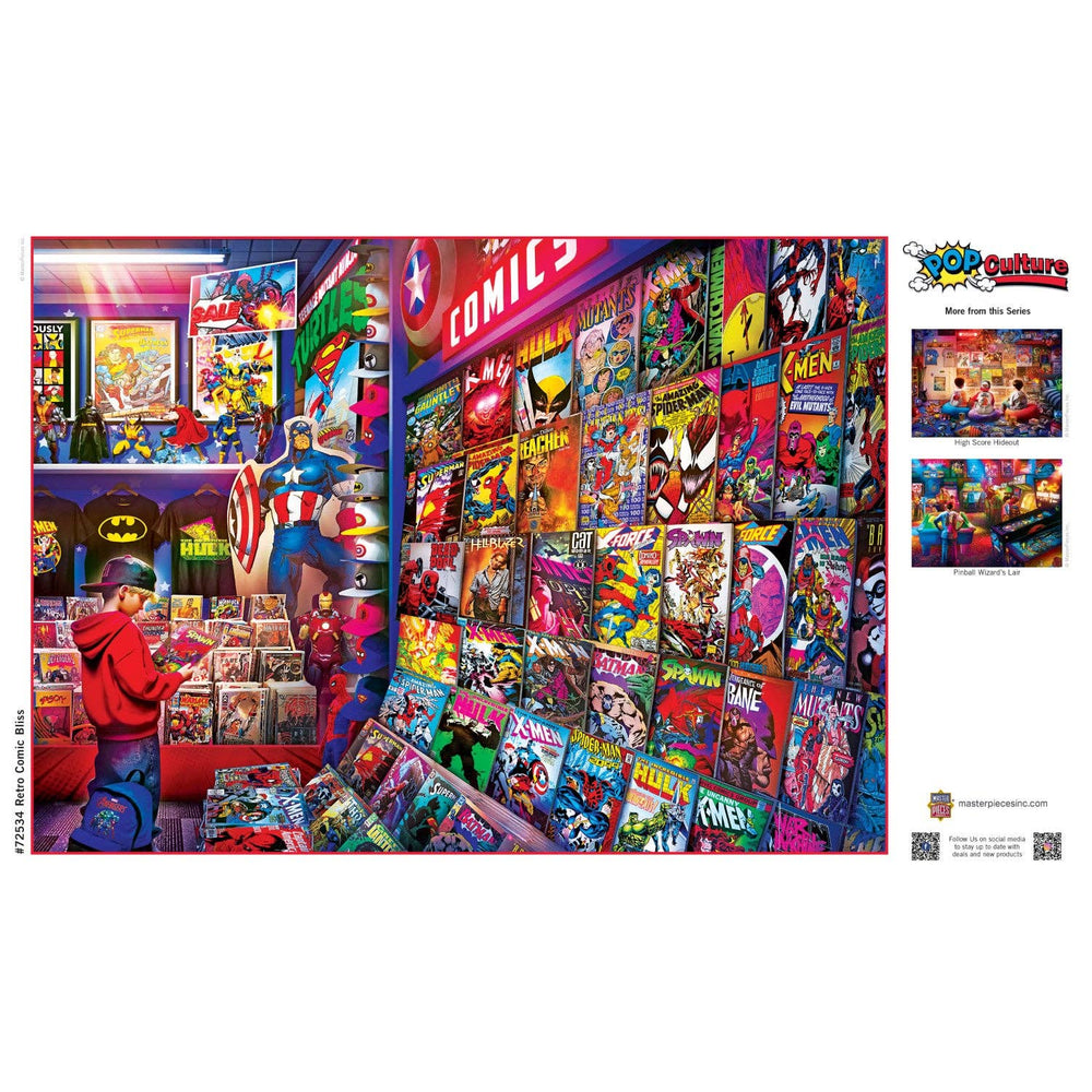 Pop Culture - Retro Comic Bliss 1000 Piece Jigsaw Puzzle by Masterpieces Puzzles - Masterpieces Puzzles - Jigsaw Puzzles - The Puzzle Center