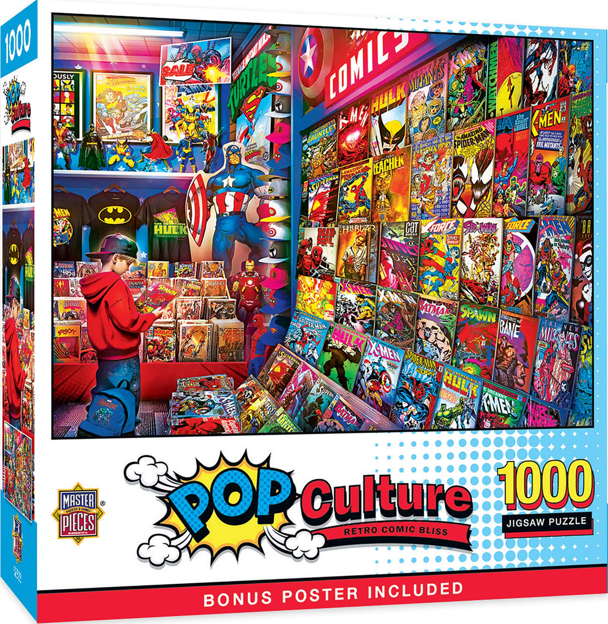Pop Culture - Retro Comic Bliss 1000 Piece Jigsaw Puzzle by Masterpieces Puzzles - Masterpieces Puzzles - Jigsaw Puzzles - The Puzzle Center