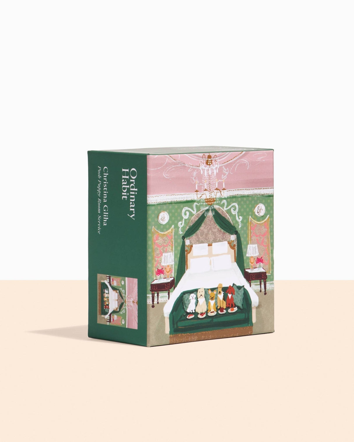 Posh Puppy Room Service 100 Piece Mini Jigsaw Puzzle | Ordinary Habit - Mini Jigsaw Puzzles - The Puzzle Center