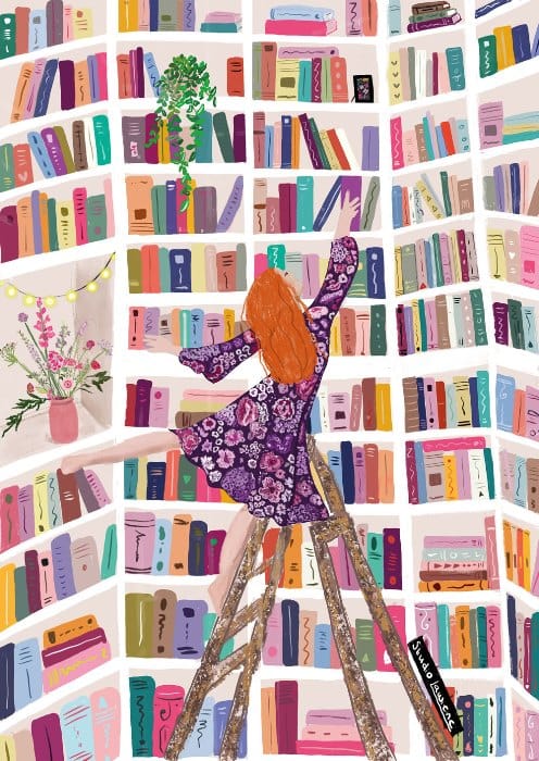 Pre-Order - Books are My Friend 1000 Piece Jigsaw Puzzle | Magnolia - Jigsaw Puzzles - The Puzzle Center