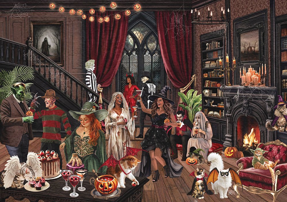 Pre-Order - Halloween Party 1000 Piece Jigsaw Puzzle | Magnolia - Jigsaw Puzzles - The Puzzle Center
