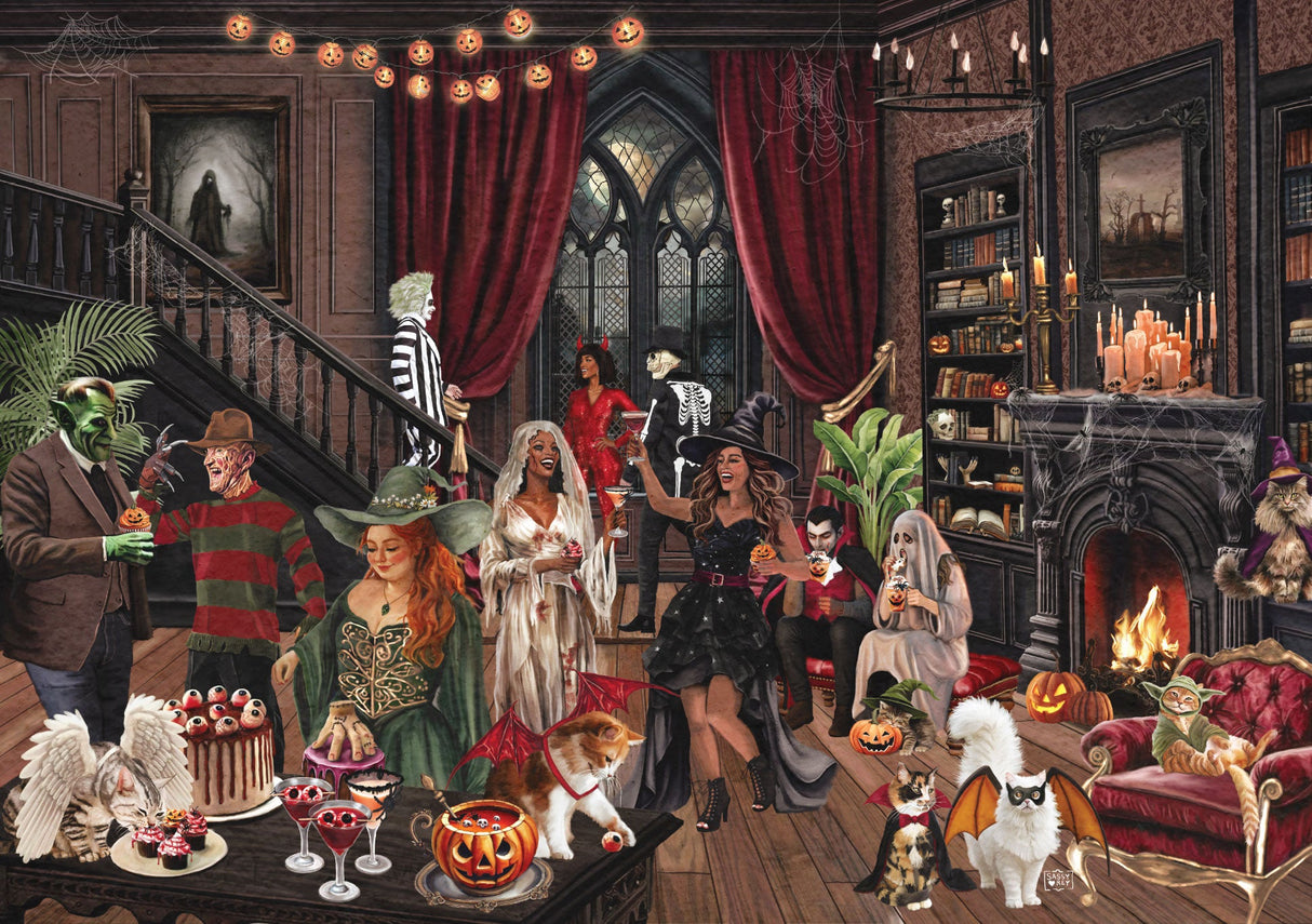 Pre-Order - Halloween Party 1000 Piece Jigsaw Puzzle | Magnolia - Jigsaw Puzzles - The Puzzle Center