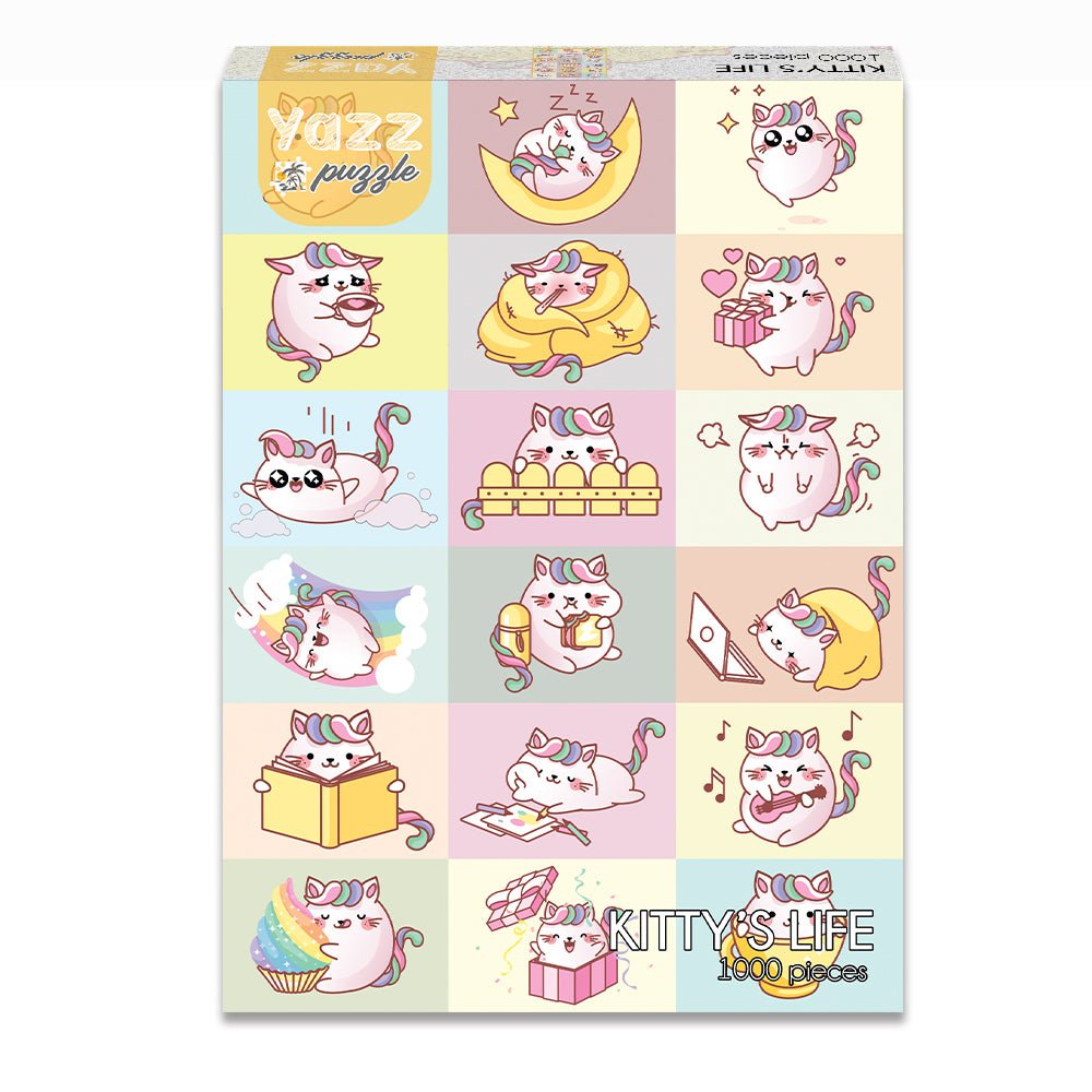 Pre-Order - Kitty's Life 1000 Piece Jigsaw Puzzle | Yazz - Jigsaw Puzzles - The Puzzle Center