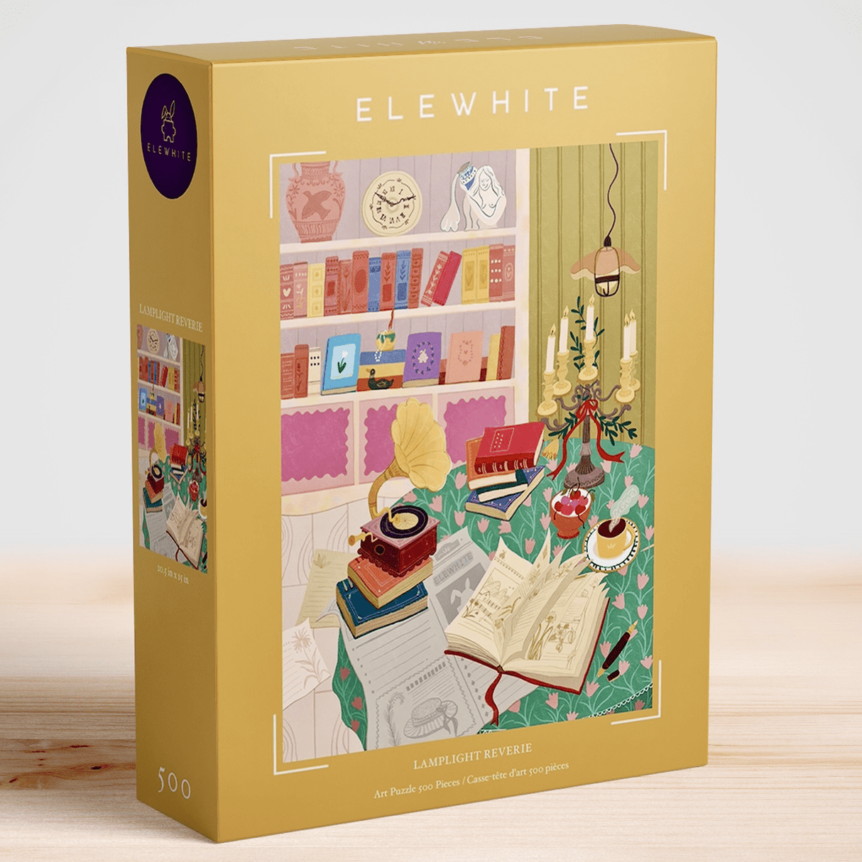 Pre-Order - Lamplight Reverie 500 Piece Jigsaw Puzzle| Elewhite - Jigsaw Puzzle - The Puzzle Center