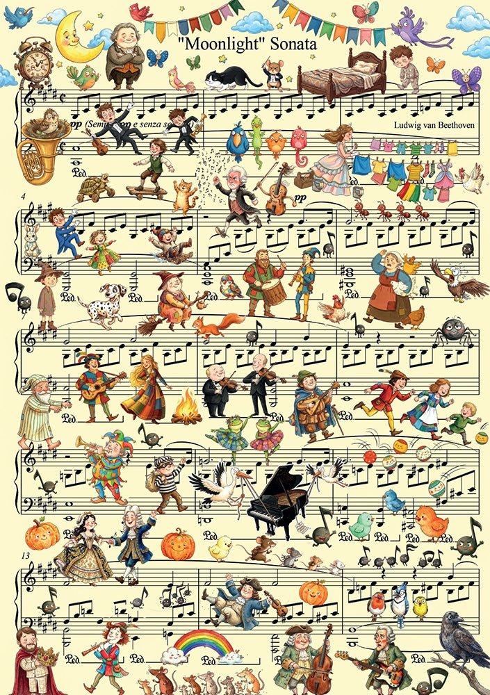 Pre-Order - Moonlight Sonata 1000 Piece Jigsaw Puzzle | Magnolia - Jigsaw Puzzles - The Puzzle Center