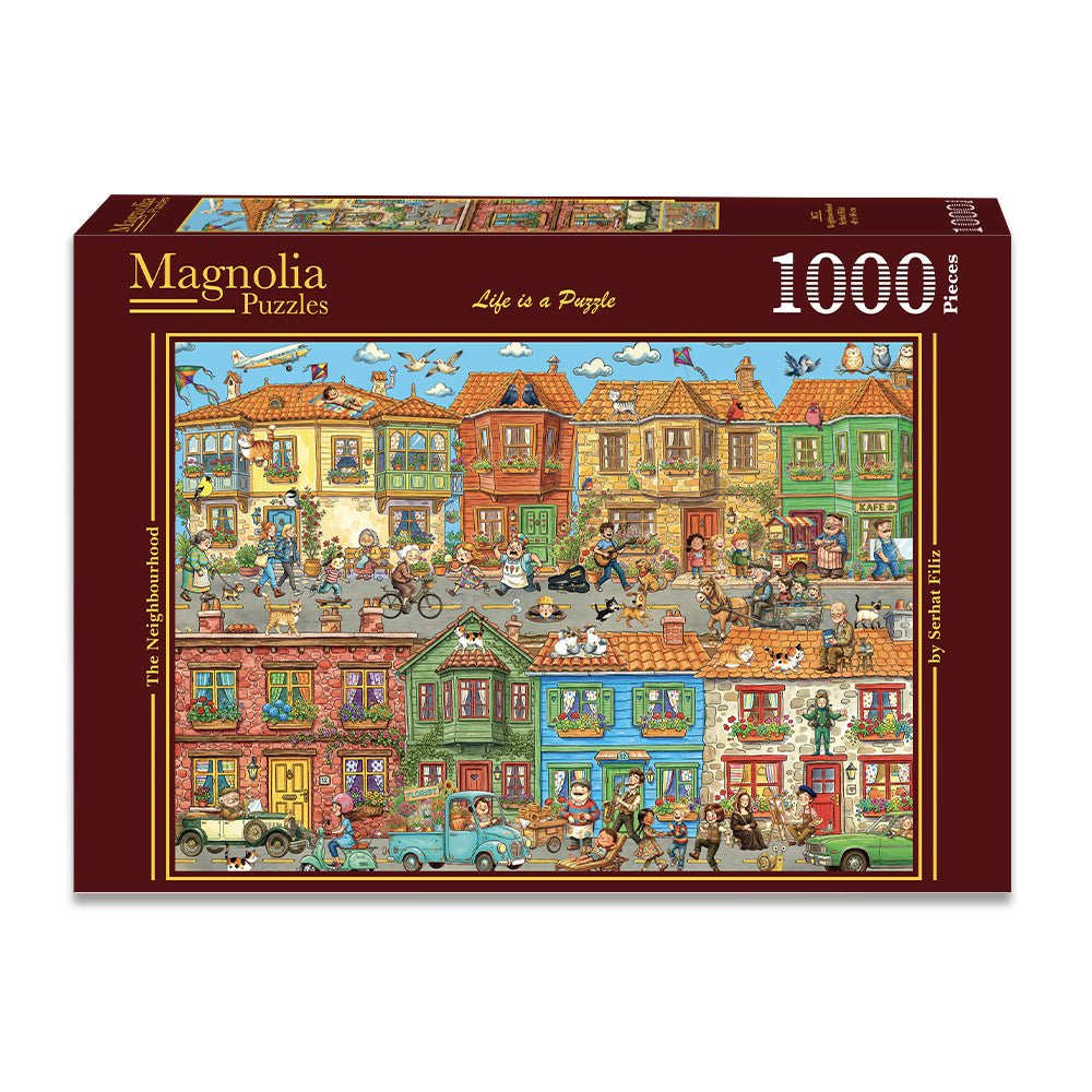 Pre-Order - Neighbourhood 1000 Piece Jigsaw Puzzle | Magnolia - Jigsaw Puzzles - The Puzzle Center