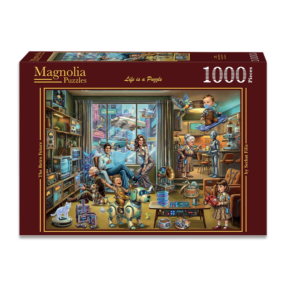 Pre-Order - Retro Future 1000 Piece Jigsaw Puzzle | Magnolia - Jigsaw Puzzles - The Puzzle Center