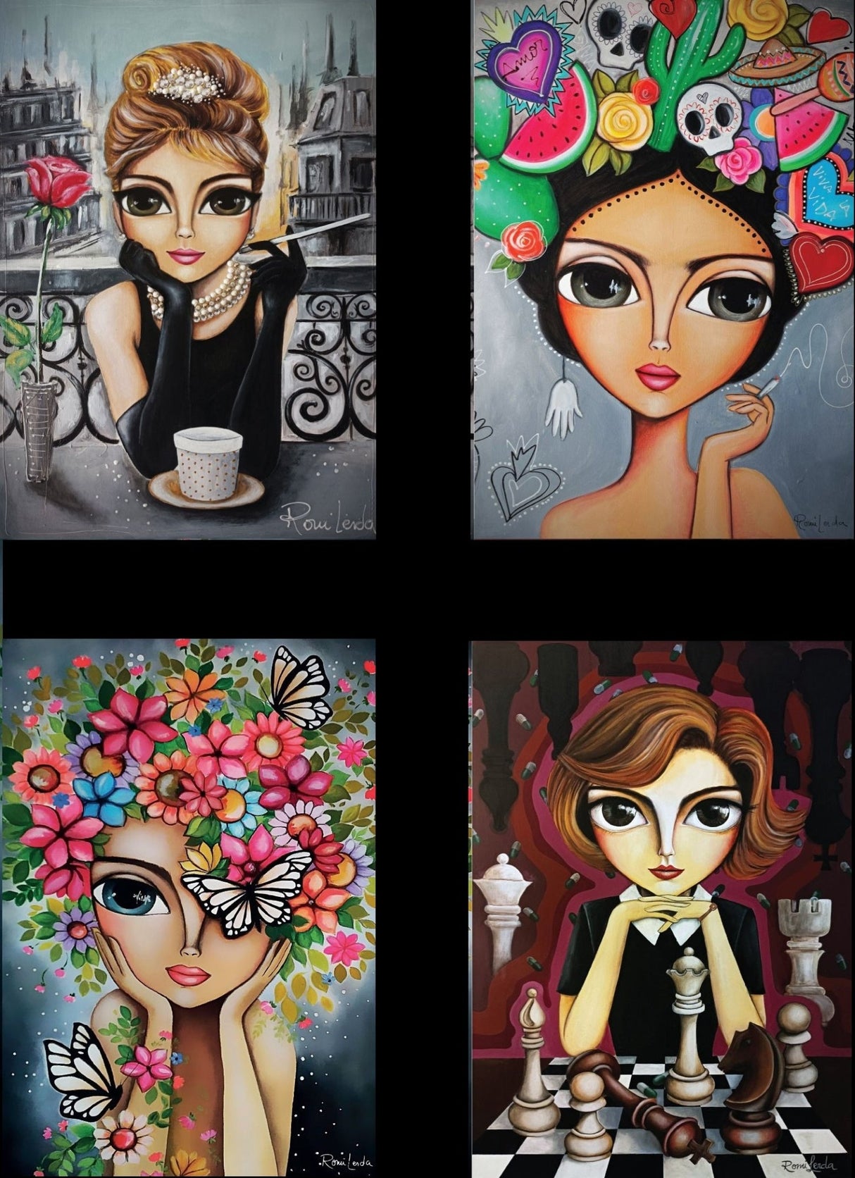 Pre-Order - Romi Lerda (5) 4 x 260 Pieces Jigsaw Puzzles | Magnolia - Jigsaw Puzzles - The Puzzle Center
