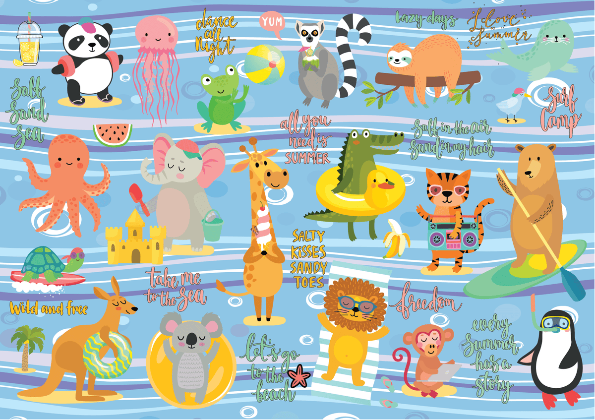 Pre-Order - Summer Camp 1000 Piece Jigsaw Puzzle | Yazz - Jigsaw Puzzles - The Puzzle Center
