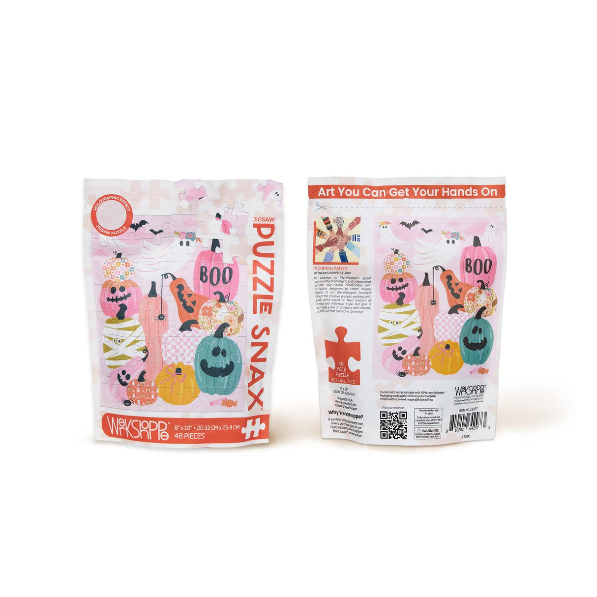 Pumpkin Party 48 Piece Jigsaw Puzzle | WerkShoppe - Jigsaw Puzzle - The Puzzle Center