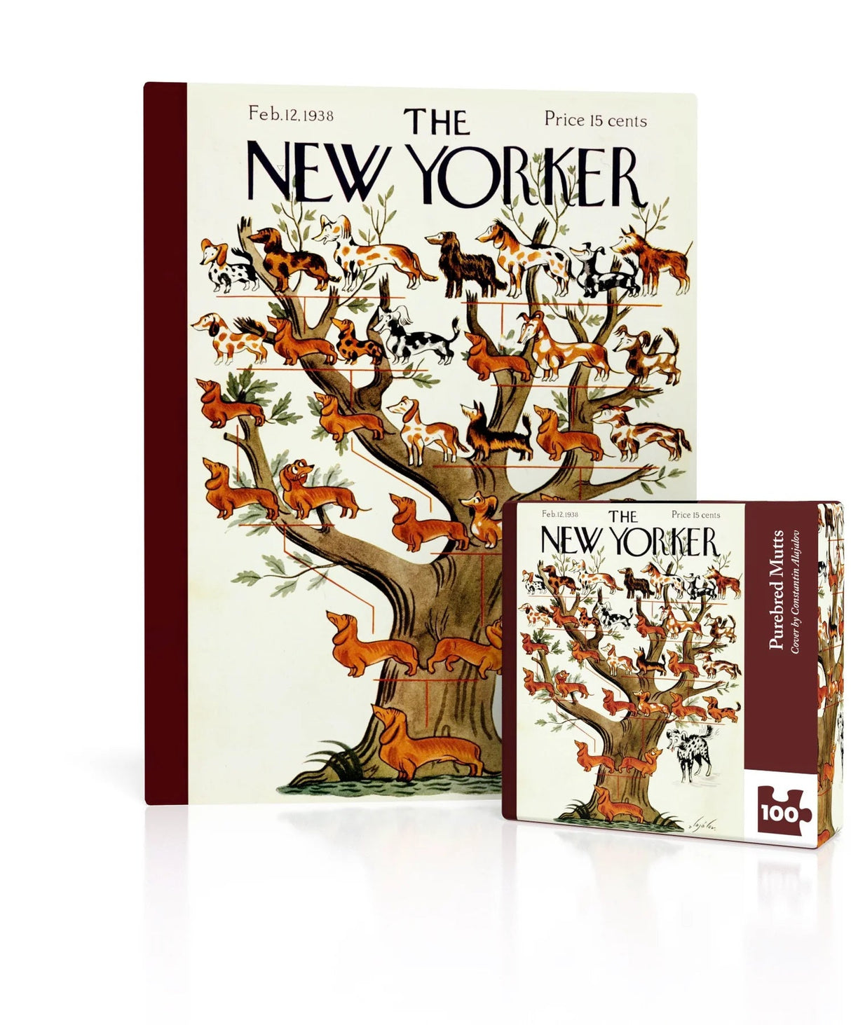 Purebred Mutts 100 Piece Mini Jigsaw Puzzle | New York Puzzle Company - Mini Jigsaw Puzzles - The Puzzle Center