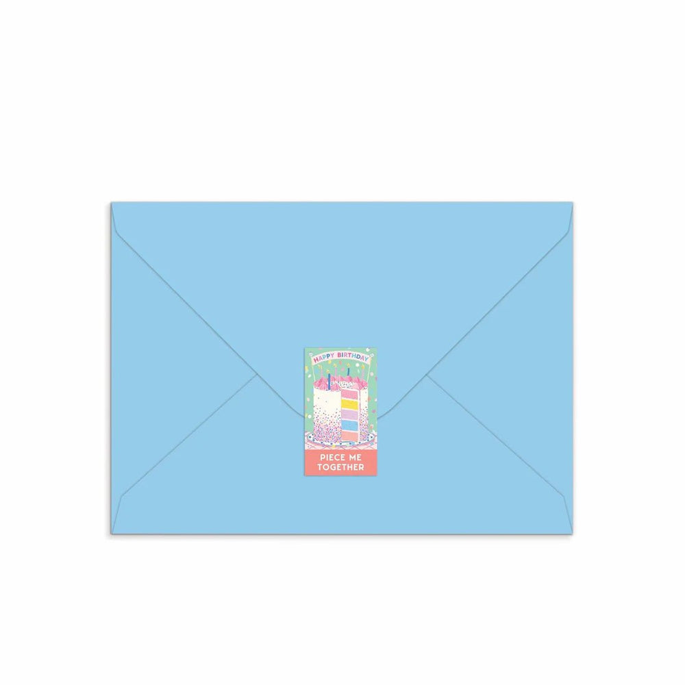 Purr - fect Cat Birthday 12 Piece Greeting Card Puzzle | Mudpuppy - Greeting Card Puzzle - The Puzzle Center