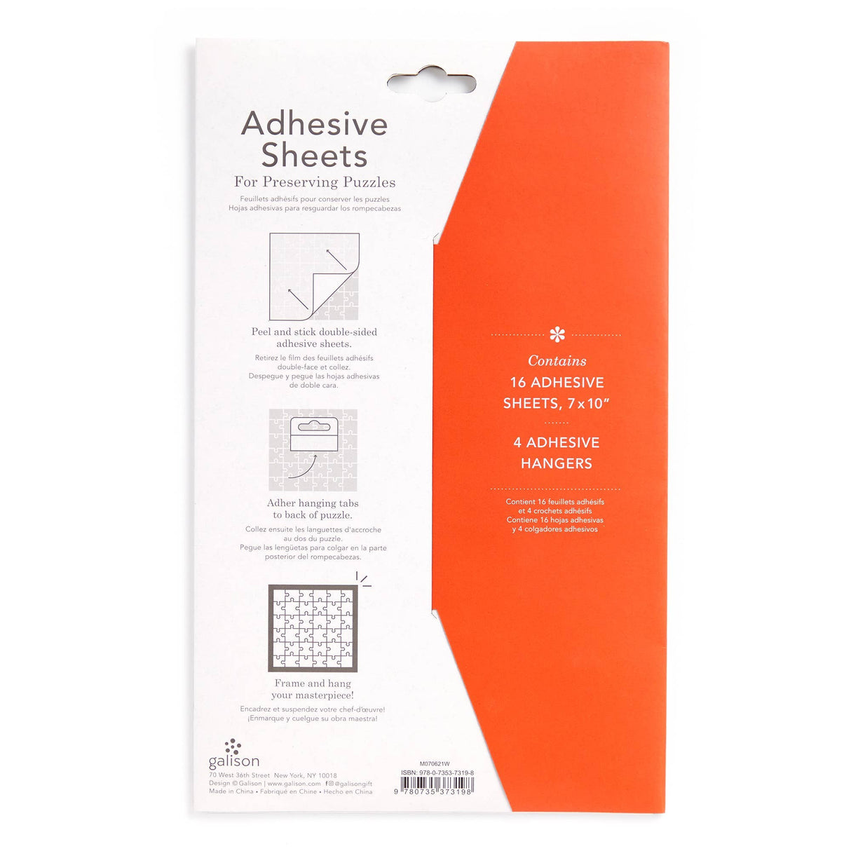 Puzzle Glue Sheets by Galison – Preserve Your Completed Puzzles! - Galison - Puzzle Accessories - The Puzzle Center -
