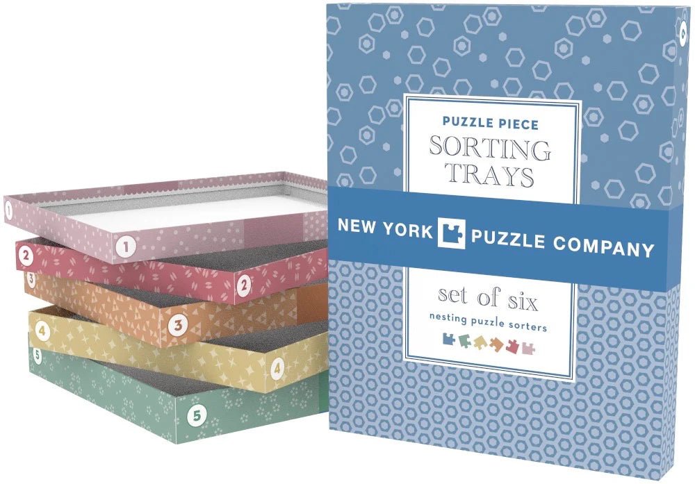 Puzzle Sorting Trays Set of 6 Sorting Trays | New York Puzzle Company - Puzzle Accessories - The Puzzle Center