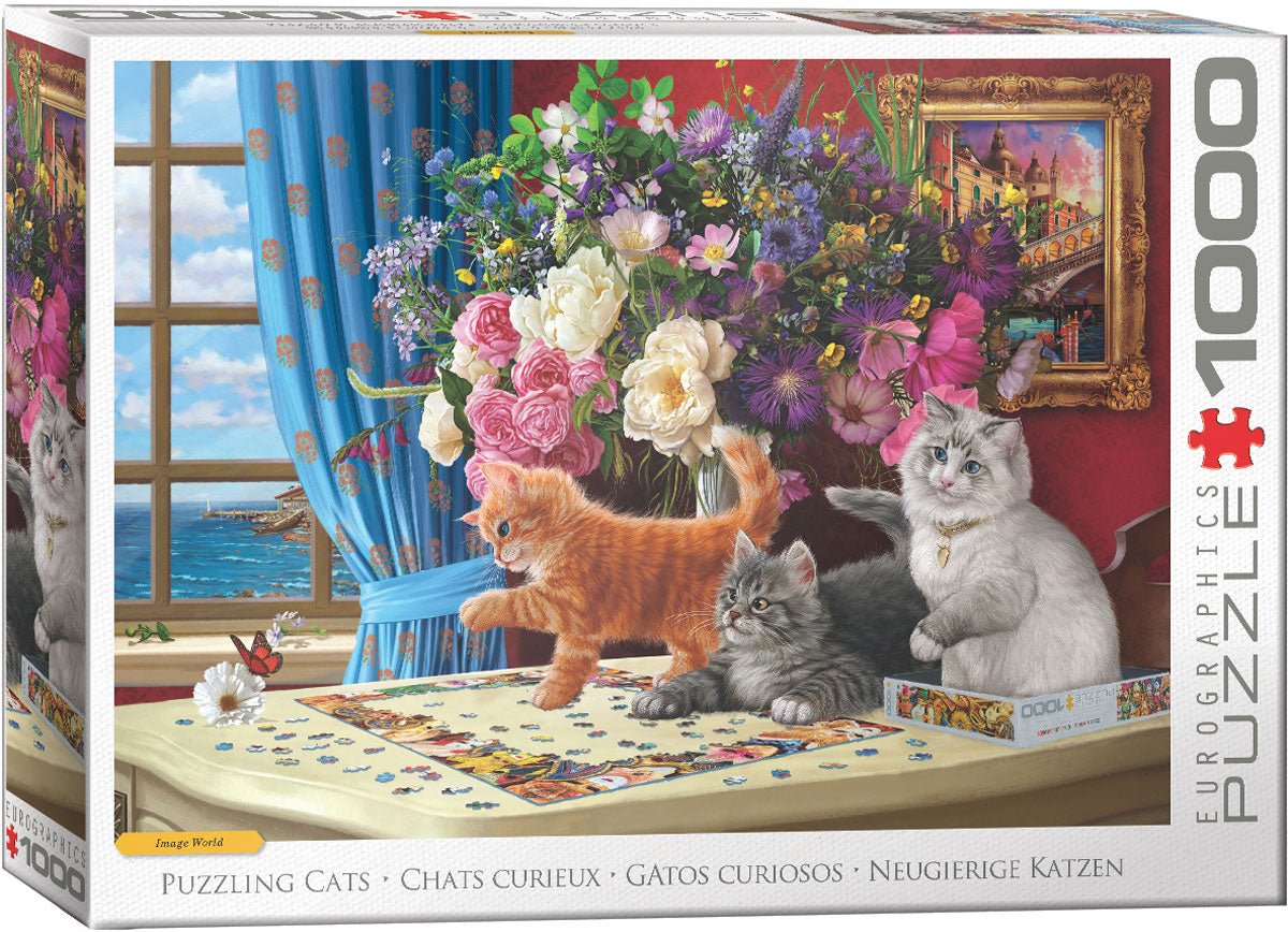 Puzzling Cats by Image World 1000 Piece Jigsaw Puzzle by Eurographics - Eurographics - Jigsaw Puzzles - The Puzzle Center