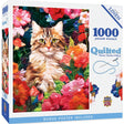Quilted - Flower Garden Hiding 1000 Piece Puzzle | Masterpieces Puzzles - Jigsaw Puzzles - The Puzzle Center