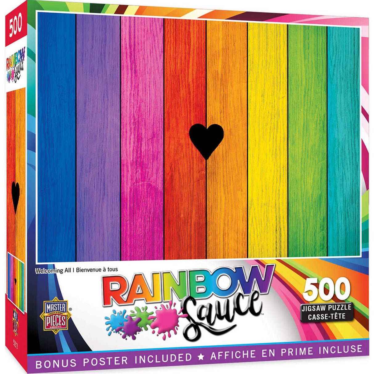 Rainbow Sauce - Welcoming All 500 Piece Puzzle by MasterPieces - Masterpieces Puzzles - Jigsaw Puzzles - The Puzzle Center -