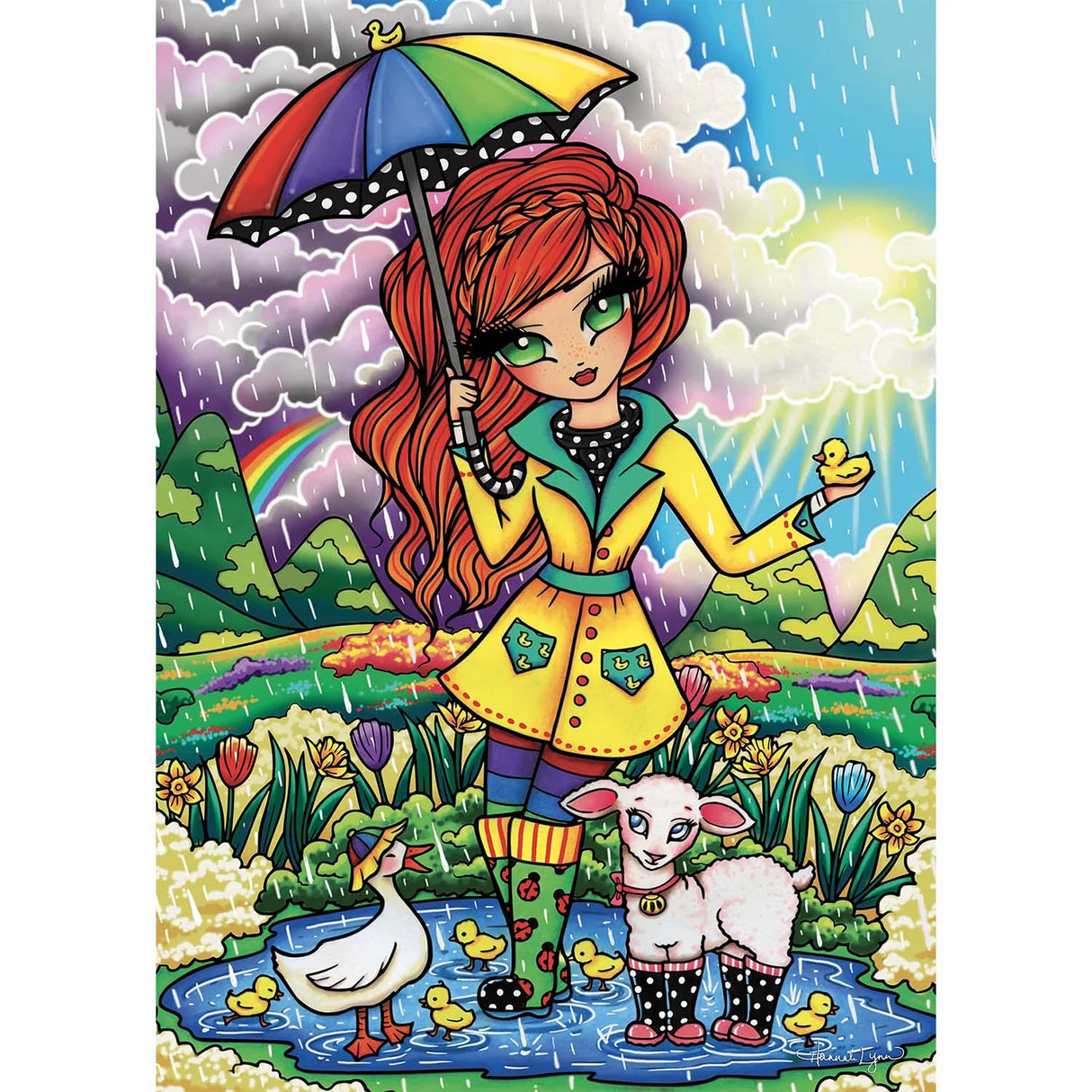 Rainy Day 1000 Piece Jigsaw Puzzle by JaCaRou Puzzles - JaCaRou Puzzles Inc. - Jigsaw Puzzles - The Puzzle Center -