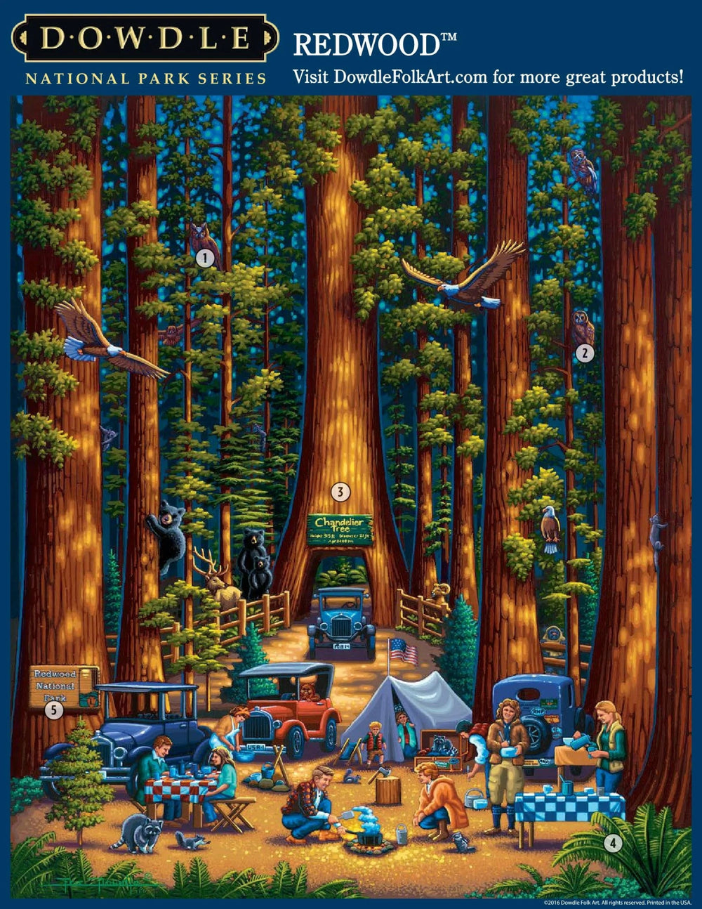 Redwood National Park 500 Piece Jigsaw Puzzle by Dowdle - Dowdle - Jigsaw Puzzles - The Puzzle Center