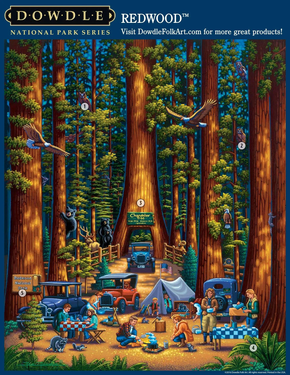 Redwood National Park 500 Piece Jigsaw Puzzle by Dowdle - Dowdle - Jigsaw Puzzles - The Puzzle Center