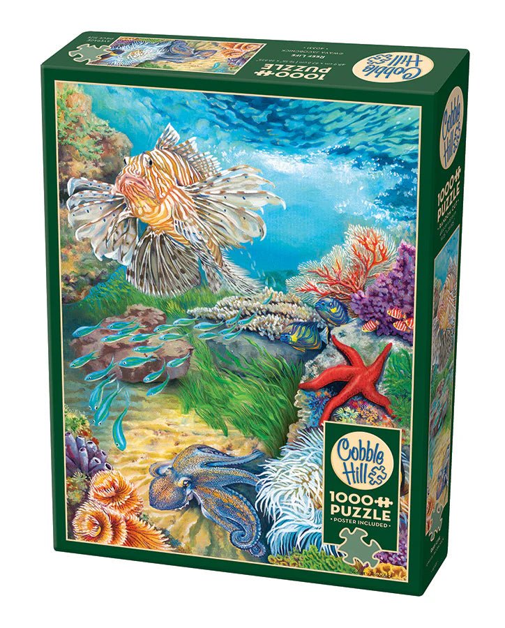Reef Life 1000 Piece Jigsaw Puzzle | Cobble Hill - Jigsaw Puzzles - The Puzzle Center