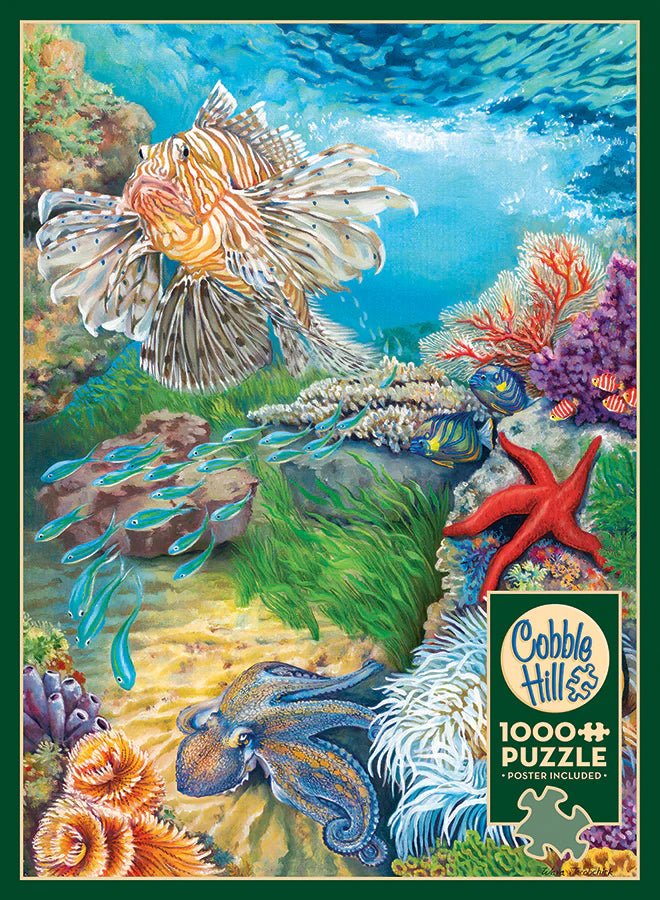 Reef Life 1000 Piece Jigsaw Puzzle | Cobble Hill - Jigsaw Puzzles - The Puzzle Center