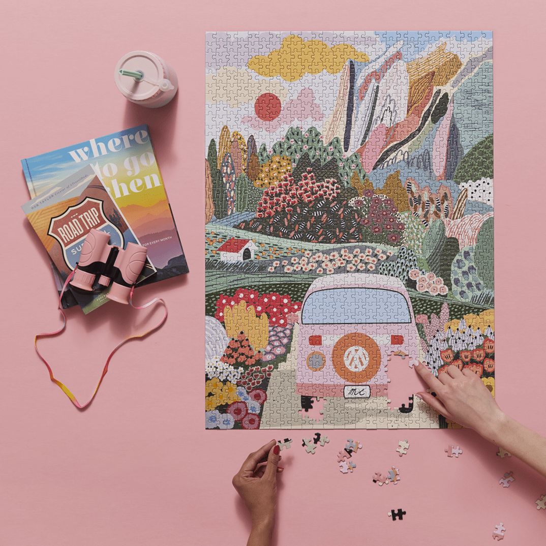 Road Trip 1000 Piece Jigsaw Puzzle | WerkShoppe - Jigsaw Puzzles - The Puzzle Center