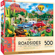 Roadsides of the Southwest Hot Air & Cool Cars 500 Piece Jigsaw Puzzle | Masterpieces - Masterpieces Puzzles - Jigsaw Puzzles - The Puzzle Center