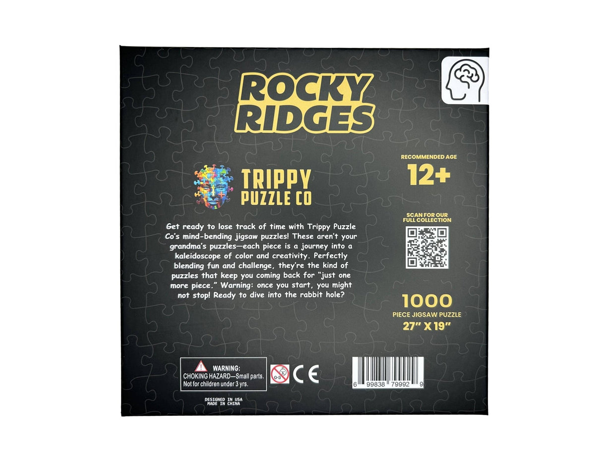 Rocky Ridges 1000 Piece Jigsaw Puzzle | Trippy Puzzle Co - Jigsaw Puzzles - The Puzzle Center