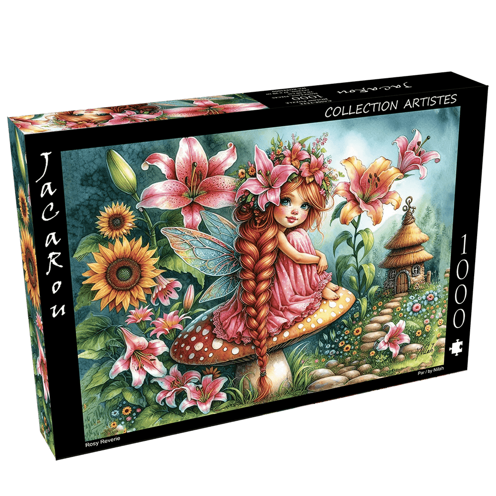 Rosy Reverie 1000 Piece Jigsaw Puzzle | JaCaRou Puzzles - Jigsaw Puzzles - The Puzzle Center